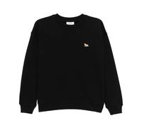 Maison Kitsuné - Felpa di cotone Baby Fox - - Sweatshirts & Hoodies - Donna - Nero - L