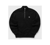 Maison Kitsuné - Fox Head Comfort Half Zip Sweatshirt - -Sweatshirts & Hoodies -Uomo -Nero -M