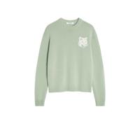 Maison Kitsuné - Fox Head Intarsia Merino Jumper - - Knitwear - Uomo - Verde - S
