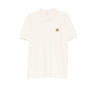 Maison Kitsuné - Fox Head Regular Polo Shirt - - Tops - Uomo - Beige - L
