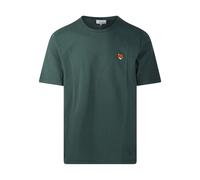 Maison Kitsuné, ,Tops ,Uomo ,Verde ,S Fox Head Regular Tee-Shirt