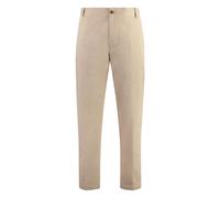 Maison Kitsuné - Handwriting Straight Fit Chinos - - Trousers - Uomo - Beige - S