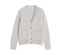 Maison Kitsuné, ,Knitwear ,Donna ,Grigio ,S Cardigan in Lana Baby Fox