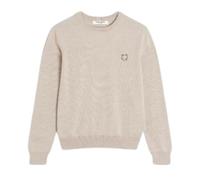 Maison Kitsuné, ,Knitwear ,Uomo ,Beige ,L Bold Fox Head Patch Regular Jumper