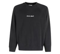 Maison Kitsuné - Line Handwriting Oversize Sweatshirt - -Sweatshirts & Hoodies -Uomo -Nero -M