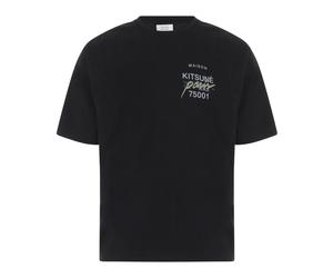 Maison Kitsuné - Magliette Regular Baby Fox - - Tops - Uomo - Nero - L