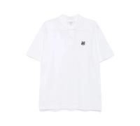 Maison Kitsuné - Maglione Polo Bianco con Maniche Corte - - Tops - Uomo - Bianco - S