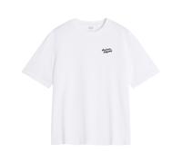 Maison Kitsuné - MK Handwriting Comfort T-Shirt - - Tops - Donna - Bianco - L