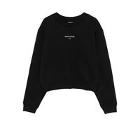 Maison Kitsuné - Paris Cropped Sweatshirt - - Sweatshirts & Hoodies - Donna - Nero - M