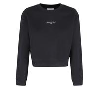 Maison Kitsuné - Paris Cropped Sweatshirt - - Sweatshirts & Hoodies - Donna - Nero - M