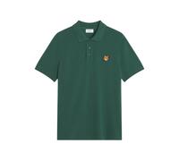 Maison Kitsuné - Polo con logotipo ricamato - - Tops - Uomo - Verde - L