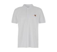 Maison Kitsuné - Polo con Patch Fox Head - - Tops - Uomo - Bianco - M