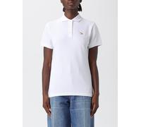 MAISON KITSUNÉ Polo in cotone L Bianco