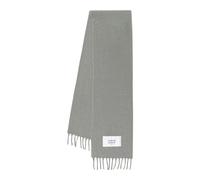 Maison Kitsuné - Sciarpa con logo e frange - - Accessories - Donna - Verde - ONE SIZE