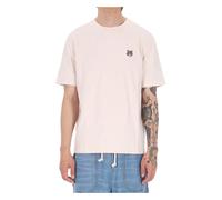 Maison Kitsuné, ,Tops ,Uomo ,Beige ,L Maison Kitsune' T-shirt e Polo