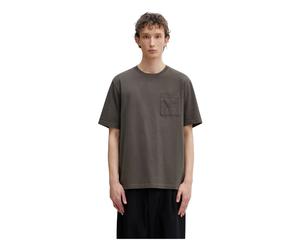 Maison Kitsuné - T-shirt Poetic Script - - Tops - Uomo - Verde - L