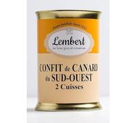Maison Lembert, Les artisans conserviers - DUCK CONFIT 2 LEGS/Anatra Confit 2 Gambe di Sud-ovest - lattina di 760 gr