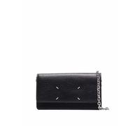 Maison Margiela - Borsa a tracolla pieghevole in pelle - - Bags - Donna - Nero - ONE SIZE