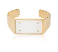 Maison Margiela - Bracciale rigido Four Stitches - - Accessories - unisex - Giallo - L