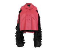 Maison Margiela - Giacca in Pelle Rossa Cape Ss22 - - Jackets - Donna - Rosso - S