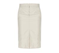 Maison Margiela - Gonna di cotone con effetto vintage - - Skirts - Donna - Beige - S