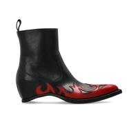 Maison Margiela - Stivaletti con zeppa in pelle - - Shoes - Donna - Nero - 41 EU