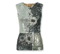 Maison Margiela - Top Floreale con Paillettes - - Tops - Donna - Multicolore - S