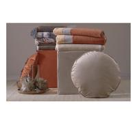 Maison Sucree Light, plaid 130x170 beige/marrone Light, plaid 130x170 beige/marrone