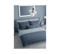 Maison Sucree Linteo bicolor, completo letto 1 piazza e mezza - 200x300 cm Var 04 Panna/Ocra