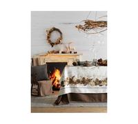 Maison Sucree Pine, tovaglia antimacchia in tessuto korin 155x315 cm (12 posti)