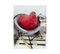 Maison Sucree Pluma, cuscino a forma di cuore in eco-pelliccia 50x50 cm Pluma, cuscino a forma di cuore in eco-pelliccia 50x50 cm