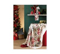 Maison Sucree Star, tovaglia antimacchia in tessuto korin 155x355 cm (16 posti)
