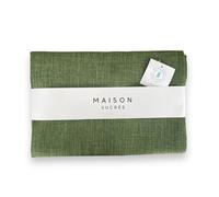 Maison Sucrée Tovaglia Antimacchia impermeabile Rettangolare Art. Korin 155x265 cm (Verde)