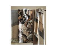Maison Sucree Wood, Plaid in pile stampato 140x175 cm Wood, Plaid in pile stampato 140x175 cm