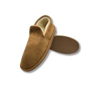 MAISON THURET | Pantofole/Pantofole Primavera/Estate/Autunno/Inverno Uomo e Donna | Pelle di pecora naturale al 100% | dal 36 al 47 | Interno ed Esterno | Proprietà termoregolatrici, Pelle Cammello,