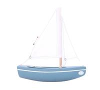 Maison Tirot The Abysses Green Sloop - Barca in legno, 21 cm