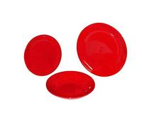 Maison Tortorà Piatto Monocolore varie misure (rosso, piano)