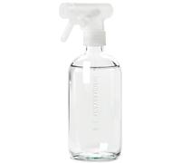 MAISONOVO Bottiglie spray in vetro per la pulizia, 500 ml, trasparenti, con 16 etichette