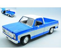MAISTO 1/18 CHEVROLET C10 CHEYENNE SUPER 1974 BLU MODELLINO STATICO DIECAST