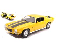 MAISTO 1/18 CHEVROLET CAMARO Z28 1971 GIALLO MODELLINO STATICO DIECAST