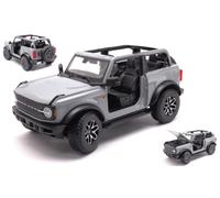 MAISTO 1/18 FORD BRONCO 2021 GRIGIO MODELLISMO MODELLINO STATICO DIECAST