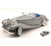 MAISTO 1/18 MERCEDES 500K TYPE 1936 ARGENTO MODELLINO STATICO DIECAST