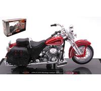 MAISTO 1/18 MOTO HARLEY DAVIDSON FLSTS HERITAGE SOFTAIL 1999 MODELLINO STATICO