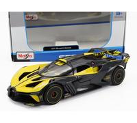 MAISTO 1/24 BUGATTI BOLIDE W16 2020 GIALLO MODELLINO AUTO MODELLISMO STATICO