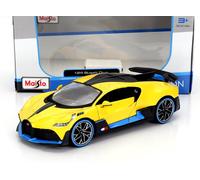 MAISTO 1/24 BUGATTI DIVO 2018 GIALLO MODELLISMO MODELLINO STATICO DIECAST
