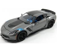 MAISTO 1/24 CHEVROLET CORVETTE GRAND SPORT 2017 GRIGIO MODELLINO STATICO DIECAST