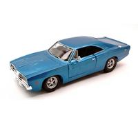 MAISTO 1/24 DODGE CHARGER R/T 1969 BLU MODELLISMO MODELLINO STATICO DIECAST