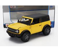 MAISTO 1/24 FORD BRONCO BADLANDS 2021 GIALLO MODELLINO STATICO DIECAST