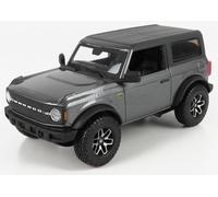 MAISTO 1/24 FORD BRONCO BADLANDS 2021 GRIGIO NERO MODELLINO STATICO DIECAST