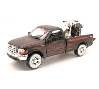 MAISTO 1/24 FORD F 350 SUPER DUTY PICK UP HARLEY DAVIDSON MODELLINO STATICO